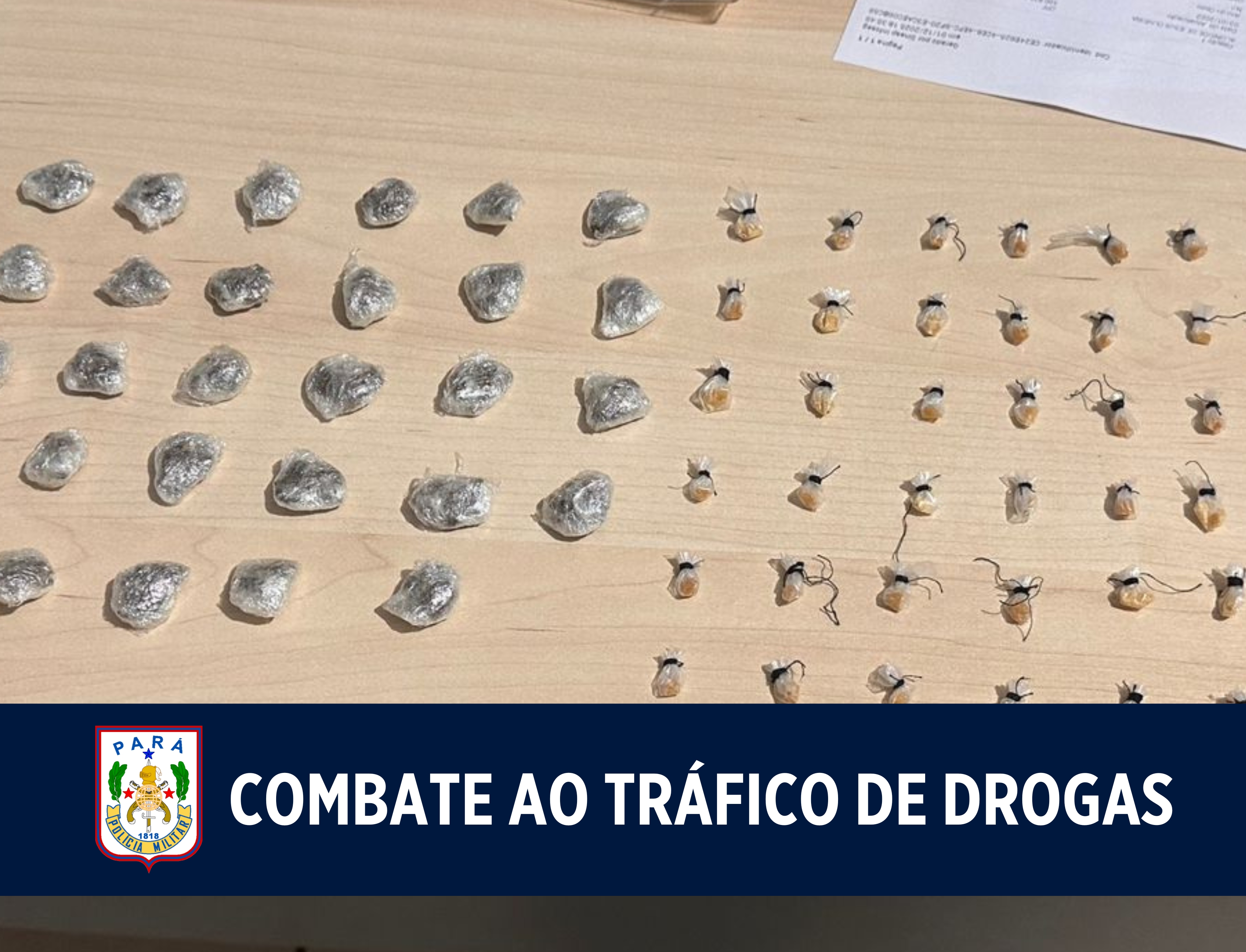 Em Tomé-Açu, Ação da PM prende traficante de drogas