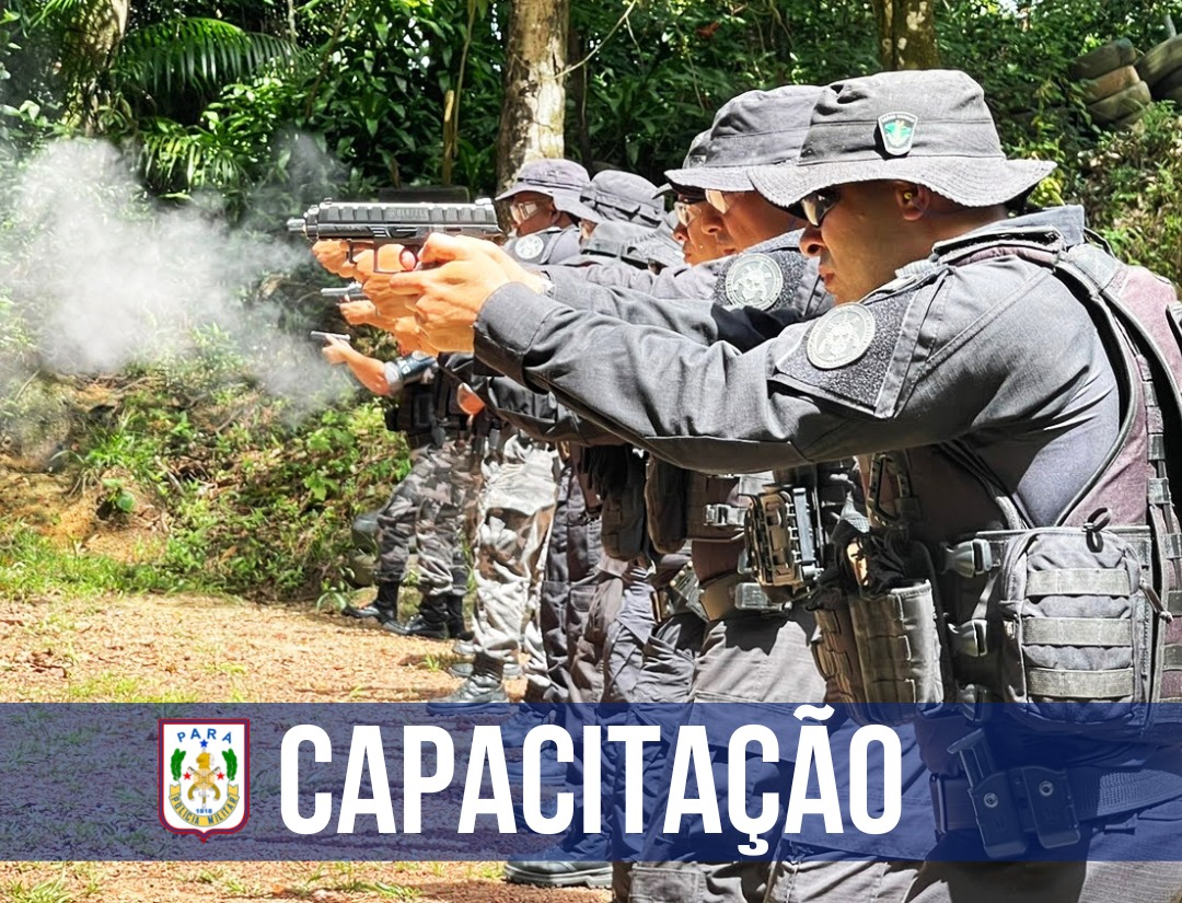 PM realiza instrução de armamento e tiro para militares do BOPE e BAC