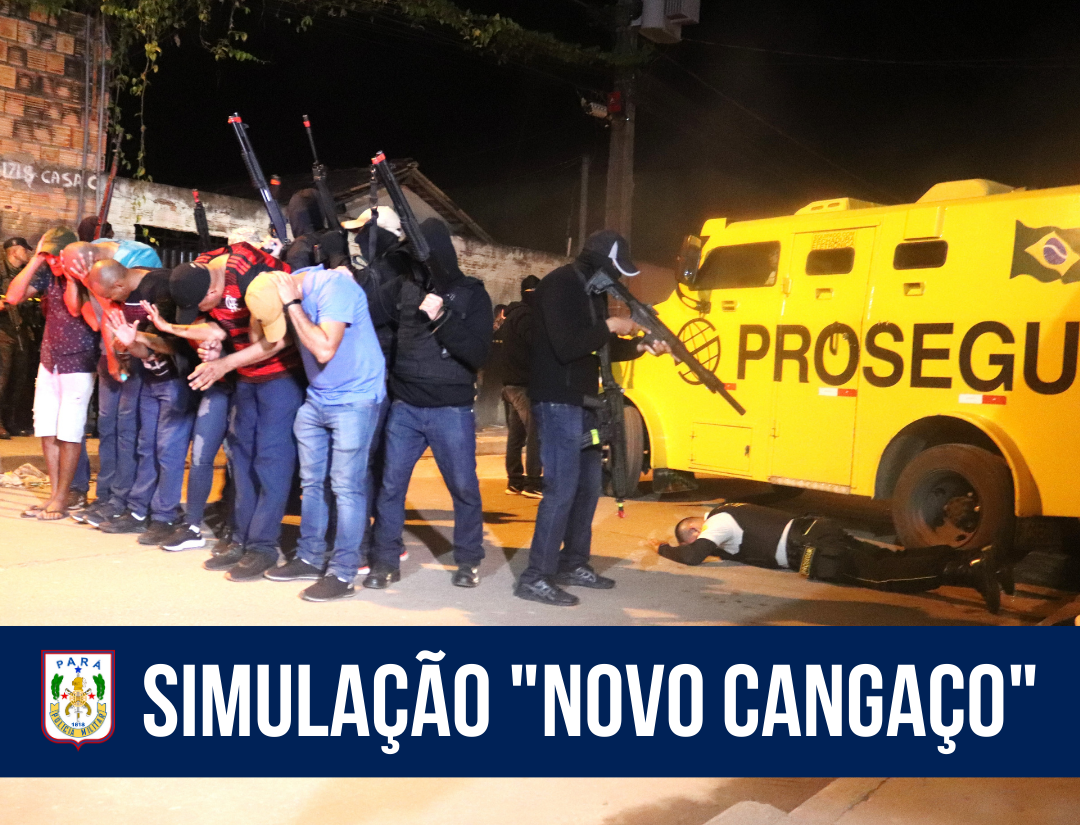 PM realiza mega simulação de ataque criminoso na modalidade 