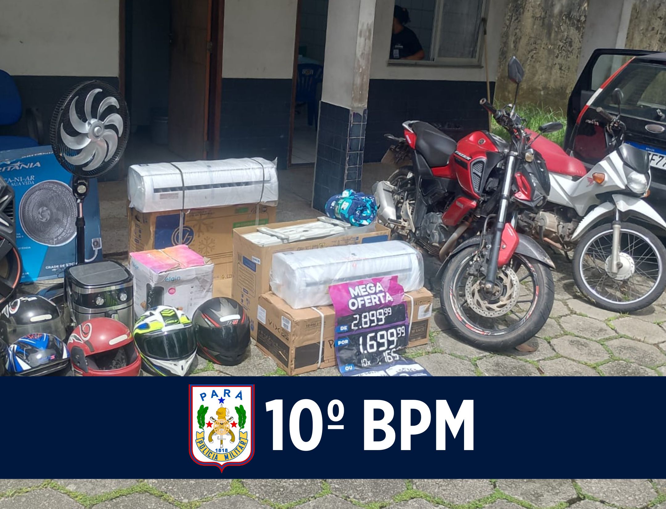 PMPA prende grupo por furto e recupera objetos furtados em Belém