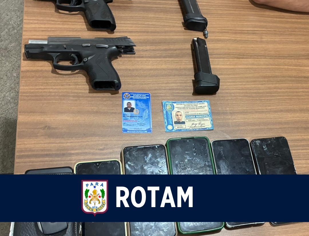 PMPA realiza prisão e apreende veículos e armas de fogo em Belém