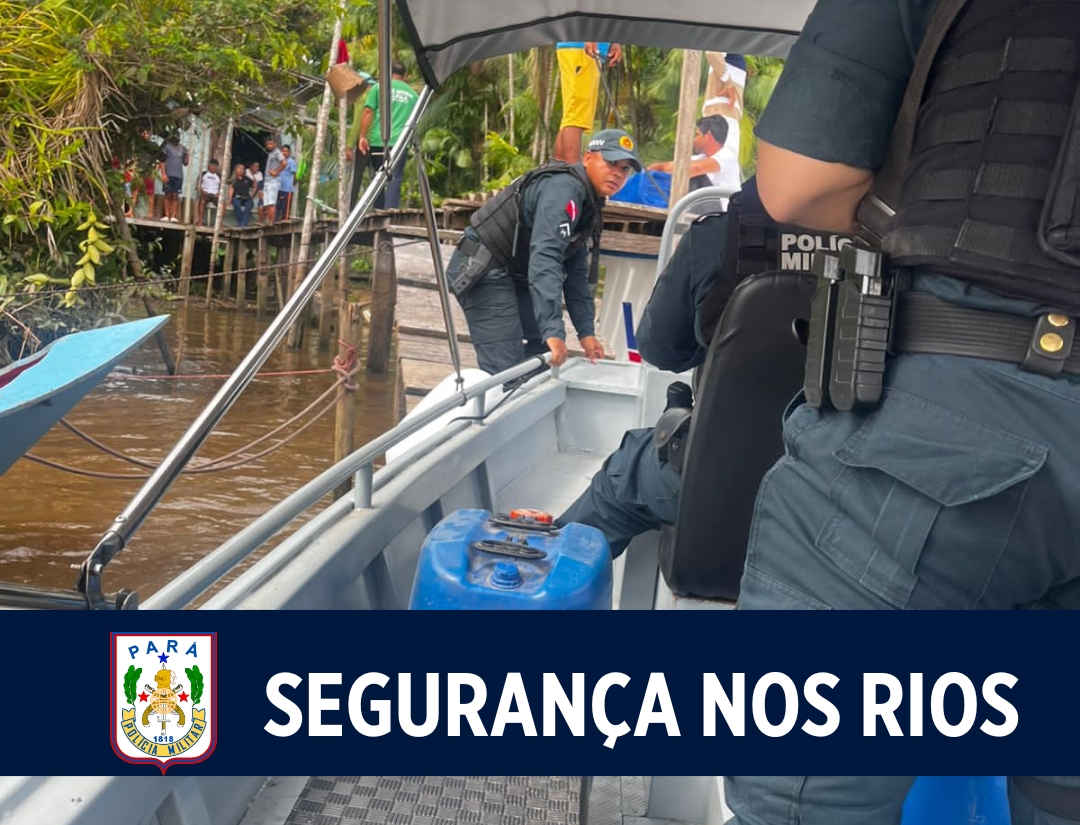 PMPA intensifica prevenção nos rios do Marajó e apreende armas de fogo