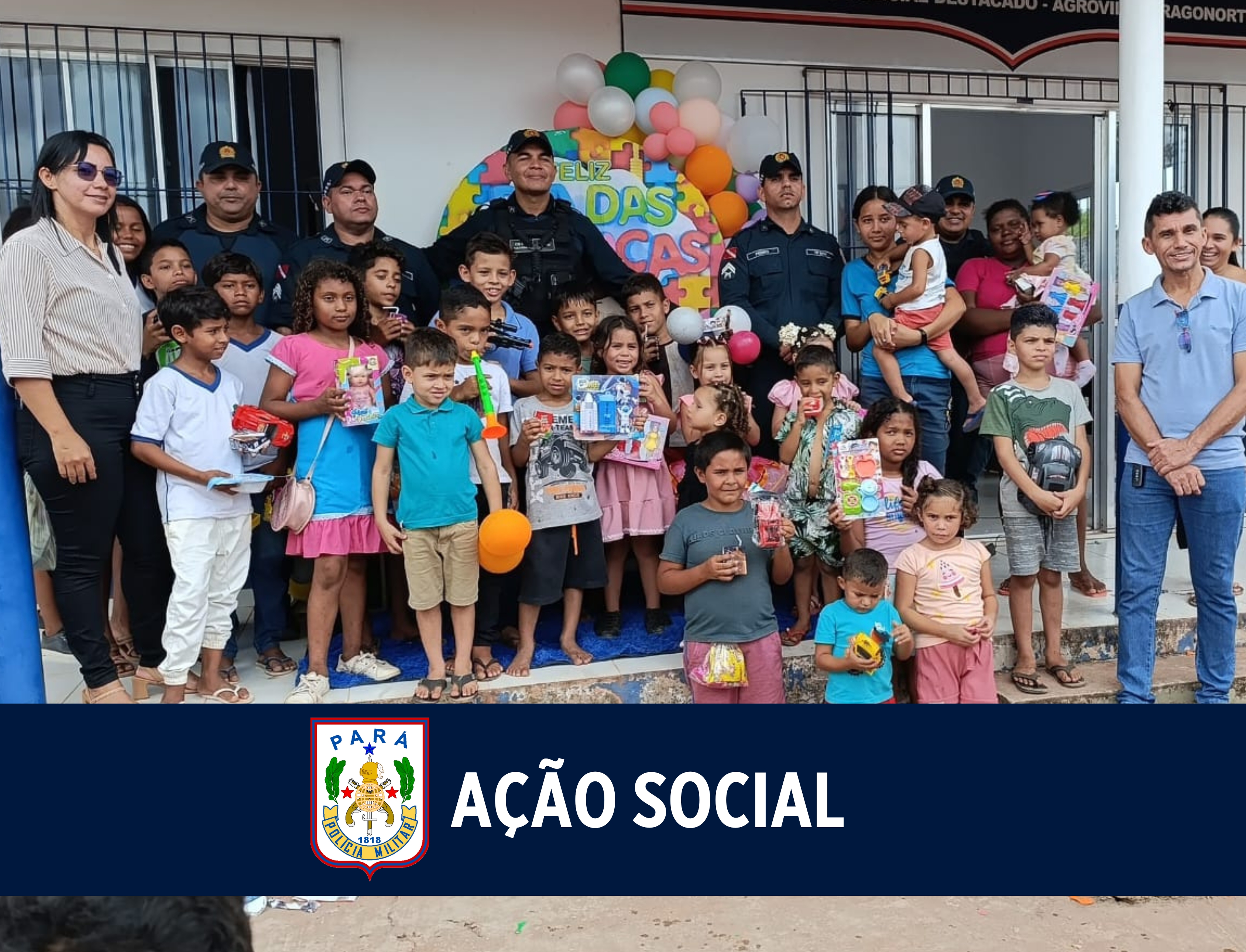 148° PPD realiza festividade alusiva ao Dia das Crianças