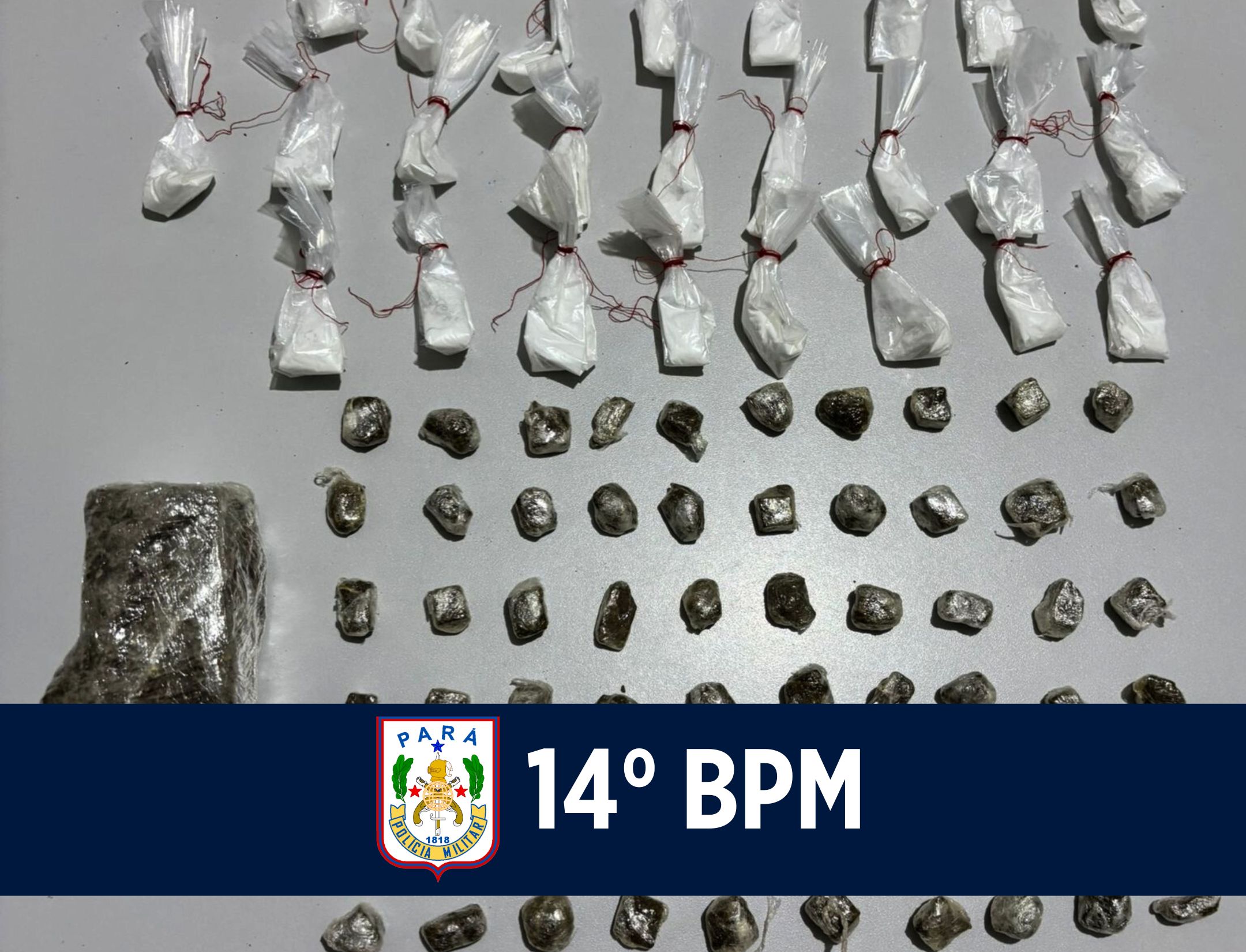 14° BPM intensifica combate ao tráfico de drogas em Barcarena.