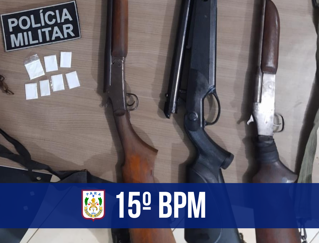 PM prende homem suspeito de porte ilegal de arma em Itaituba