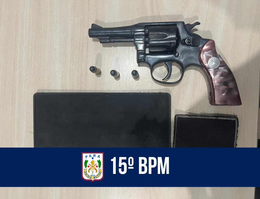 15° BPM prende suspeito por porte ilegal de arma de fogo em Jacareacanga