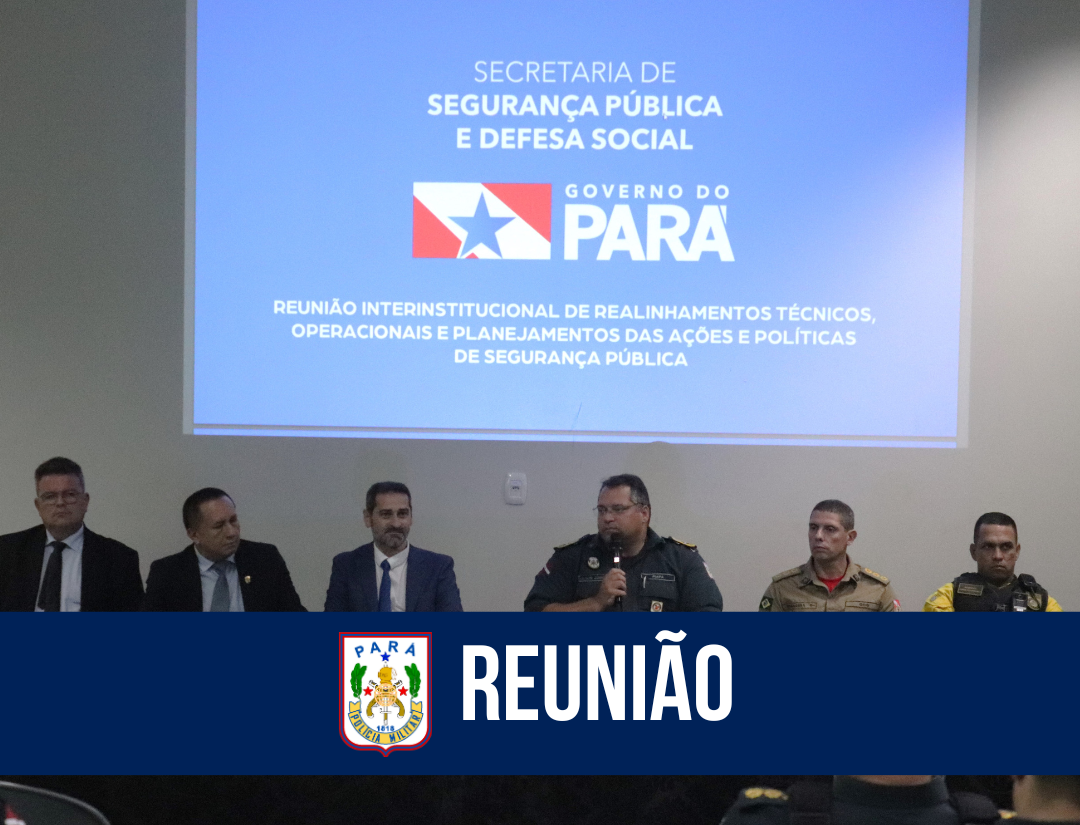 Comandante-geral da PMPA participa de reunião sobre políticas de segurança pública