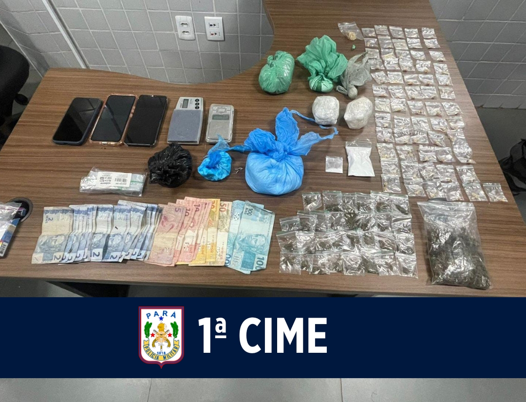 1° CIME realiza apreensão de objetos furtados e grande quantidade de drogas em Itaituba