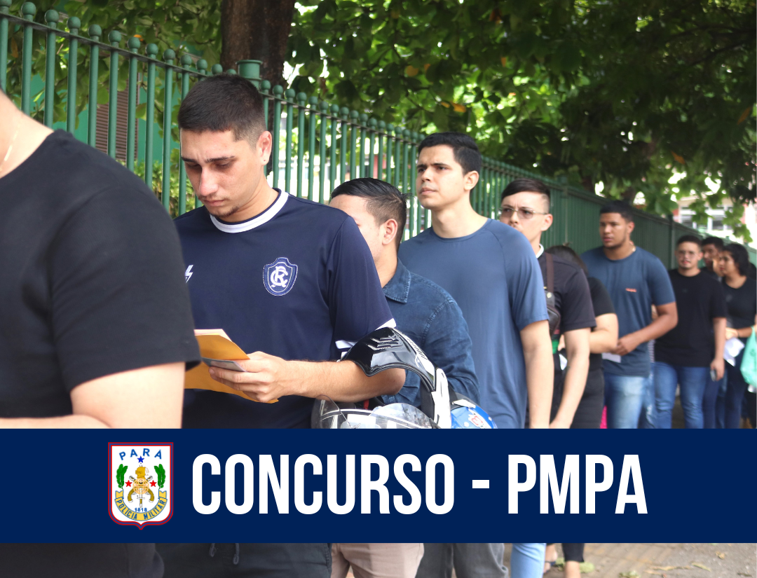 90 mil candidatos realizam a prova para o cargo de Praça da PMPA
