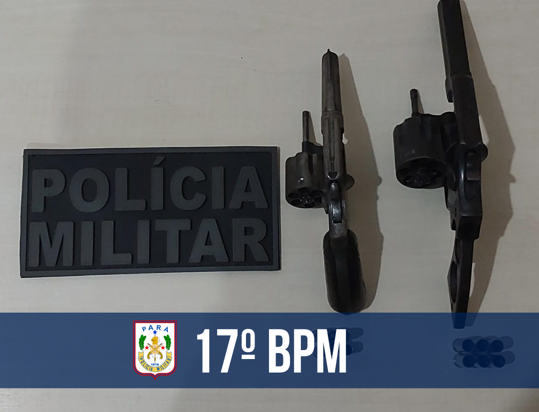 17º BPM prende suspeito e apreende armas de fogo em Redenção 