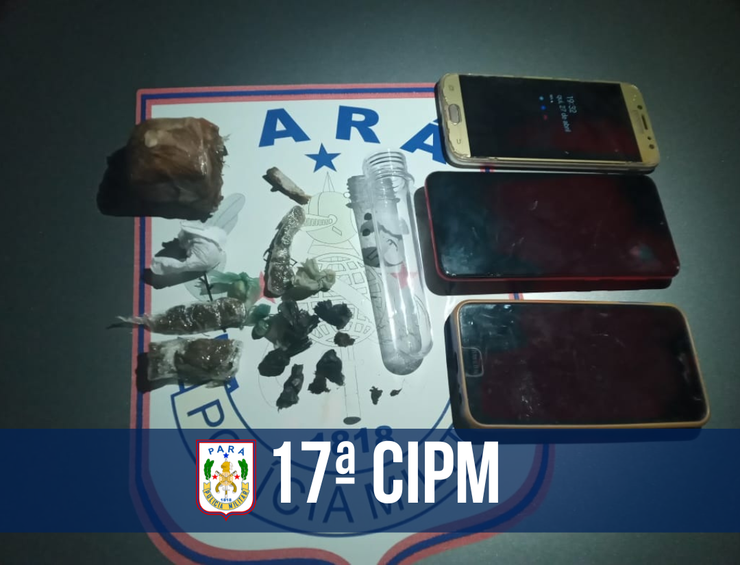 Trio é preso por tráfico de drogas em Rurópolis