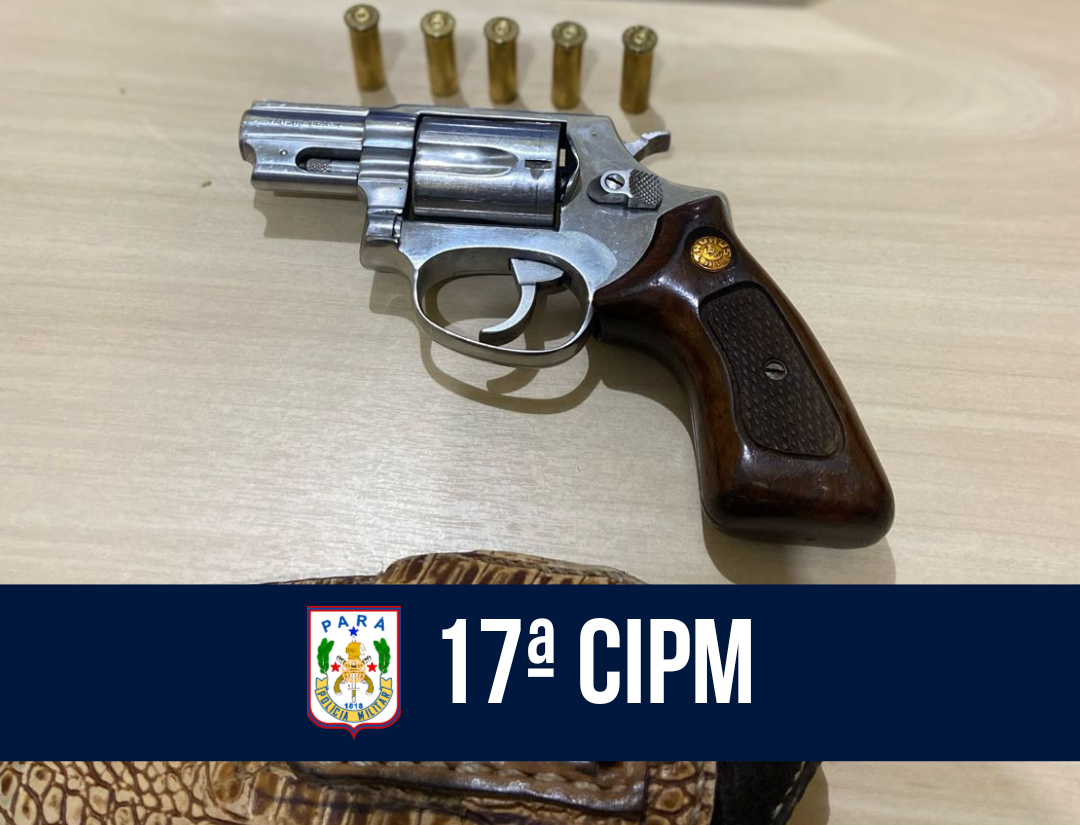 Em Placas, 17ª CIPM prende homem por porte ilegal de arma de fogo