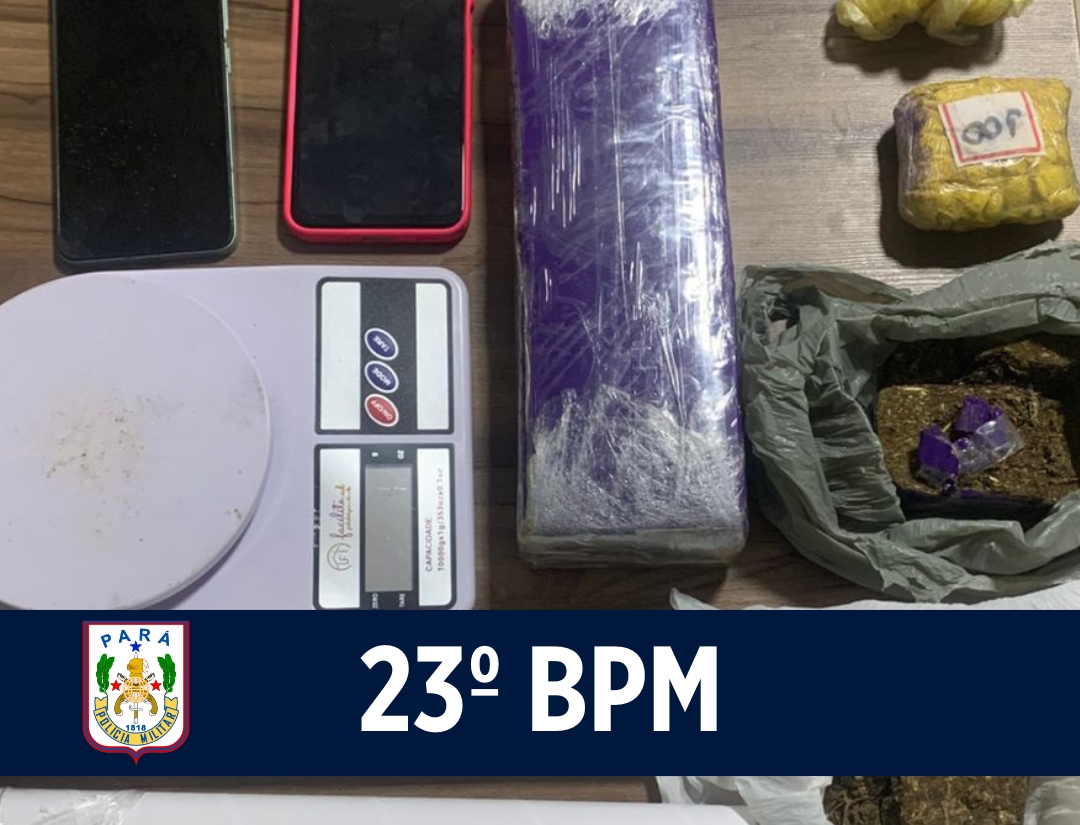 Polícia Militar do Pará realiza apreensão de drogas em Parauapebas