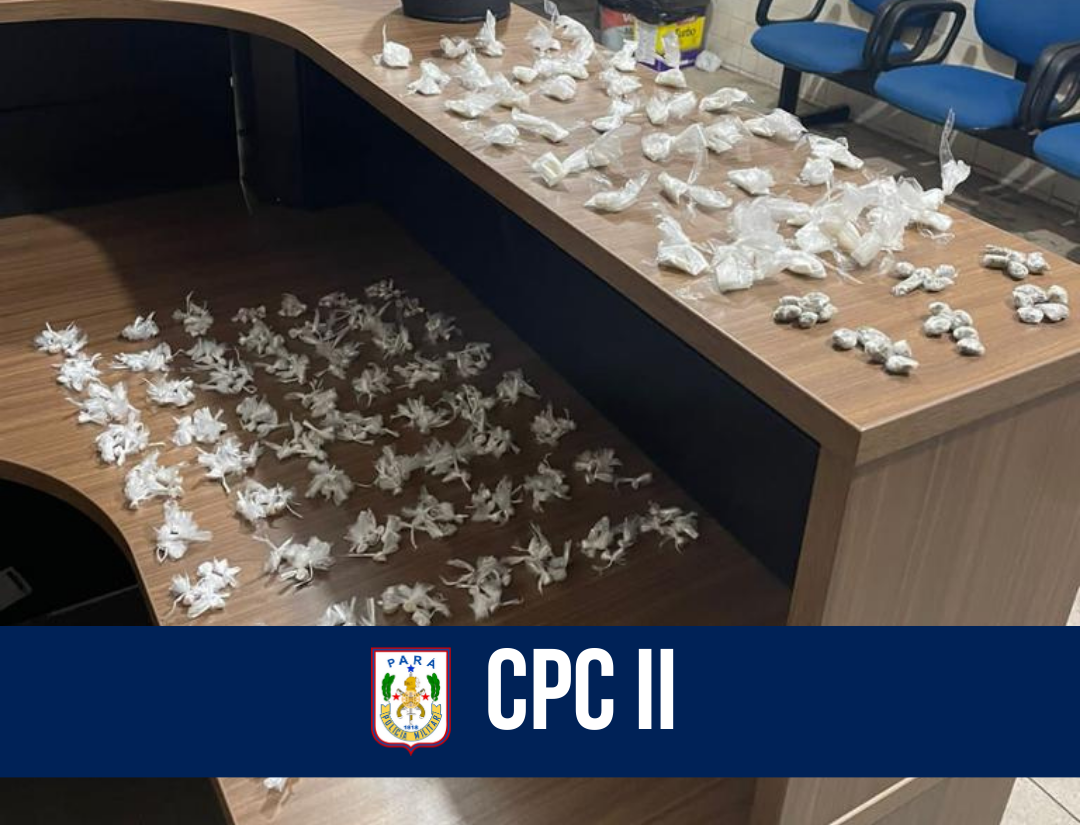 CPC II realiza ações de combate ao tráfico de drogas em Belém