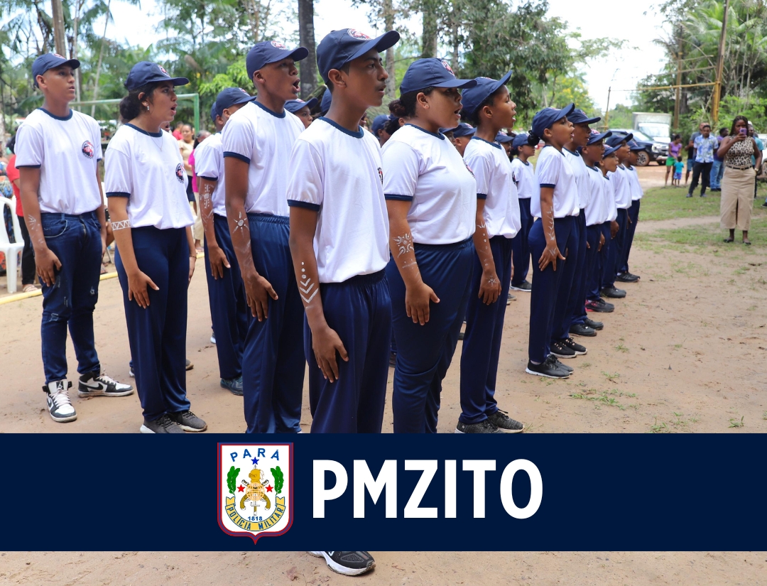 Programa PMZito promove cidadania e integração entre crianças quilombolas e a Polícia Militar no Acará