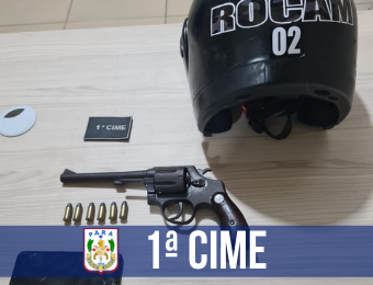 PM apreende arma de fogo e prende suspeito de roubos em Marabá