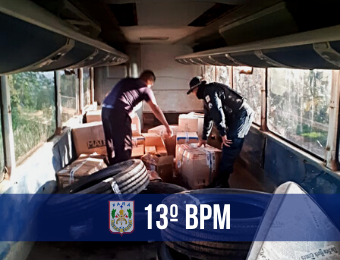 PM apreende coletes balísticos em um ônibus no município de Tucuruí  