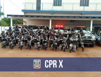 CPR X recebe segunda remessa de armamentos e veículos