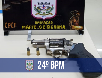 PM apreende moto roubada e arma de fogo com dois adolescentes no Tapanã