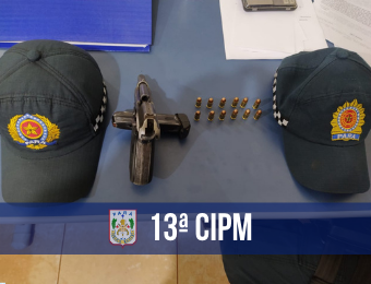 13ª CIPM apreende arma de fogo em Medicilândia