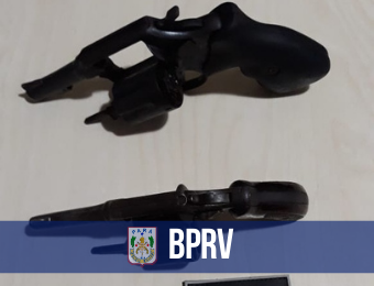 Armas são apreendidas com trio suspeito de roubo no município de Castanhal