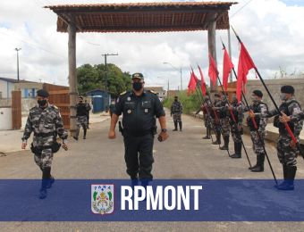 RPMont inaugura  pórtico de entrada da unidade e melhora segurança das áreas dos equinos 