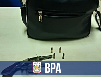 Dupla é presa em flagrante com revólver e munições pelo BPA após roubo em Ananindeua