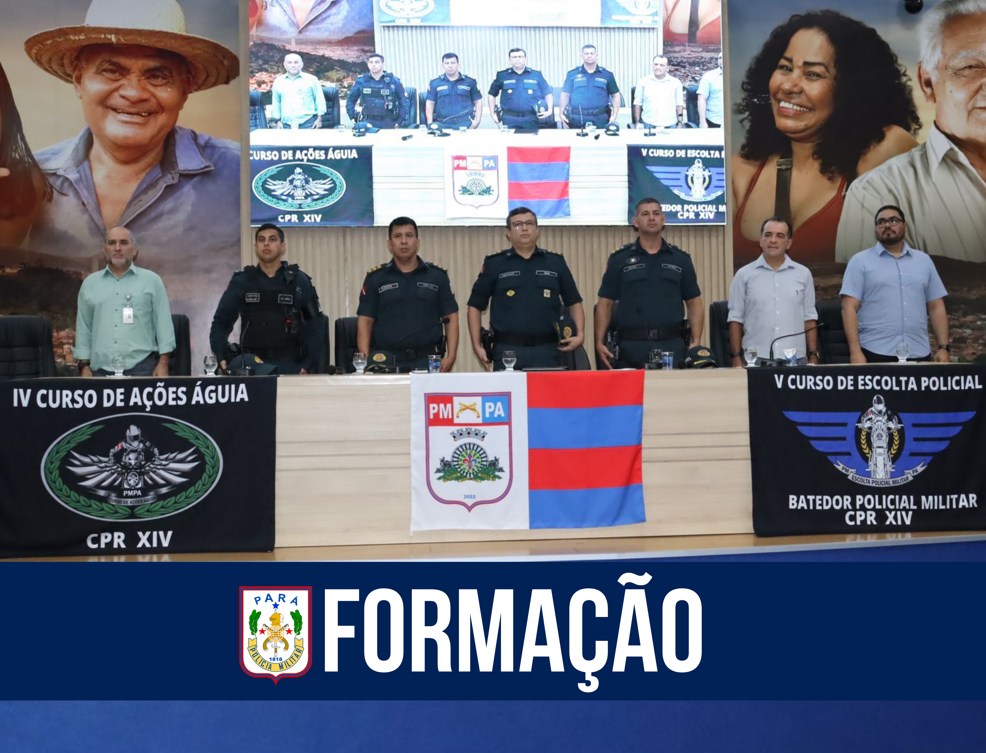 PM inicia  IV Curso de Ações Águia de Motopatrulhamento e o IV Curso de Escolta da Polícia Militar