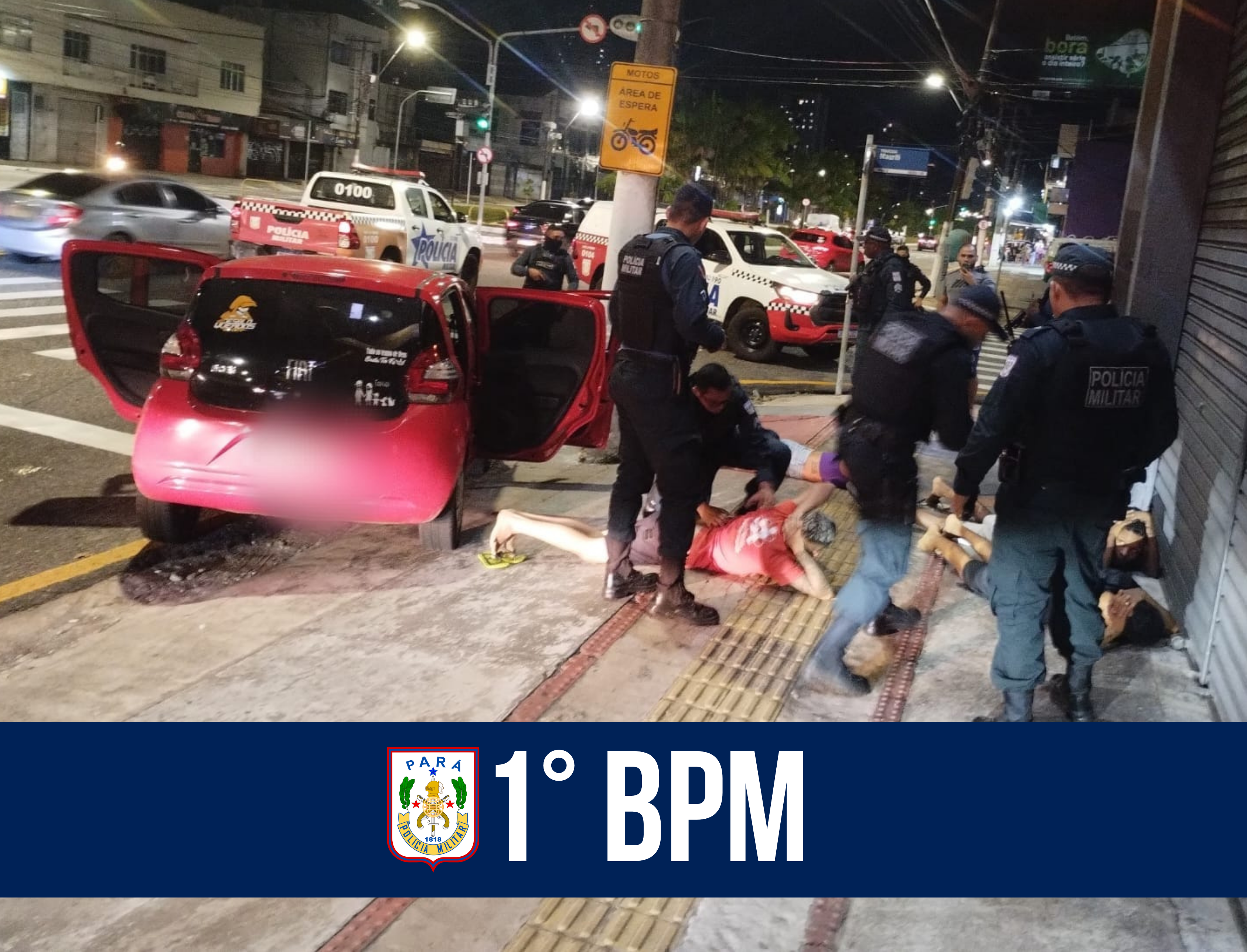 1° BPM liberta motorista de aplicativo feito refém durante assalto