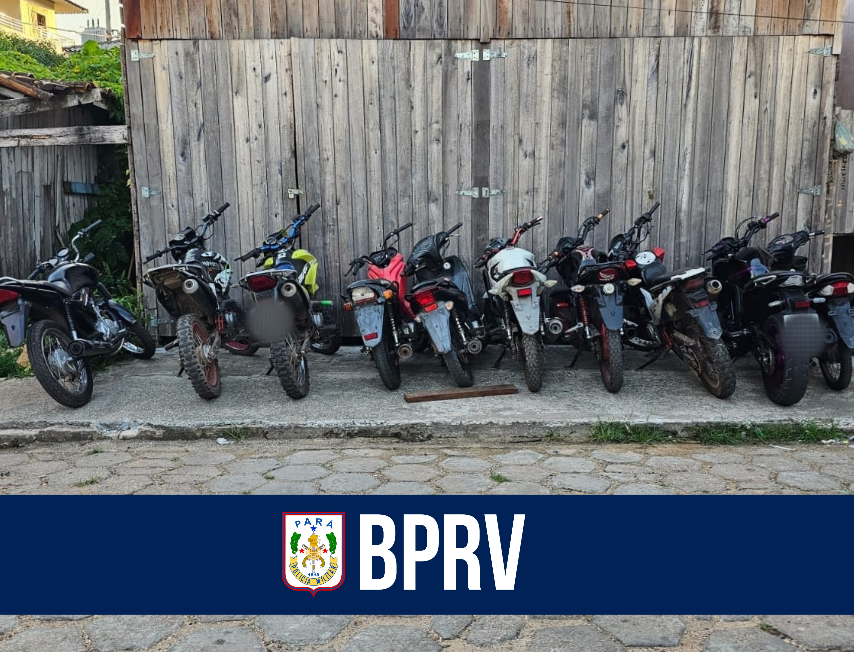 BPRv apreende motocicletas e armas de fogo em operação na PA 151