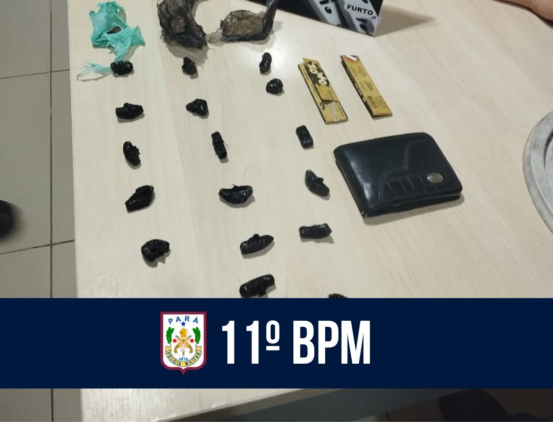 11º BPM apreende entorpecentes no município de Capanema