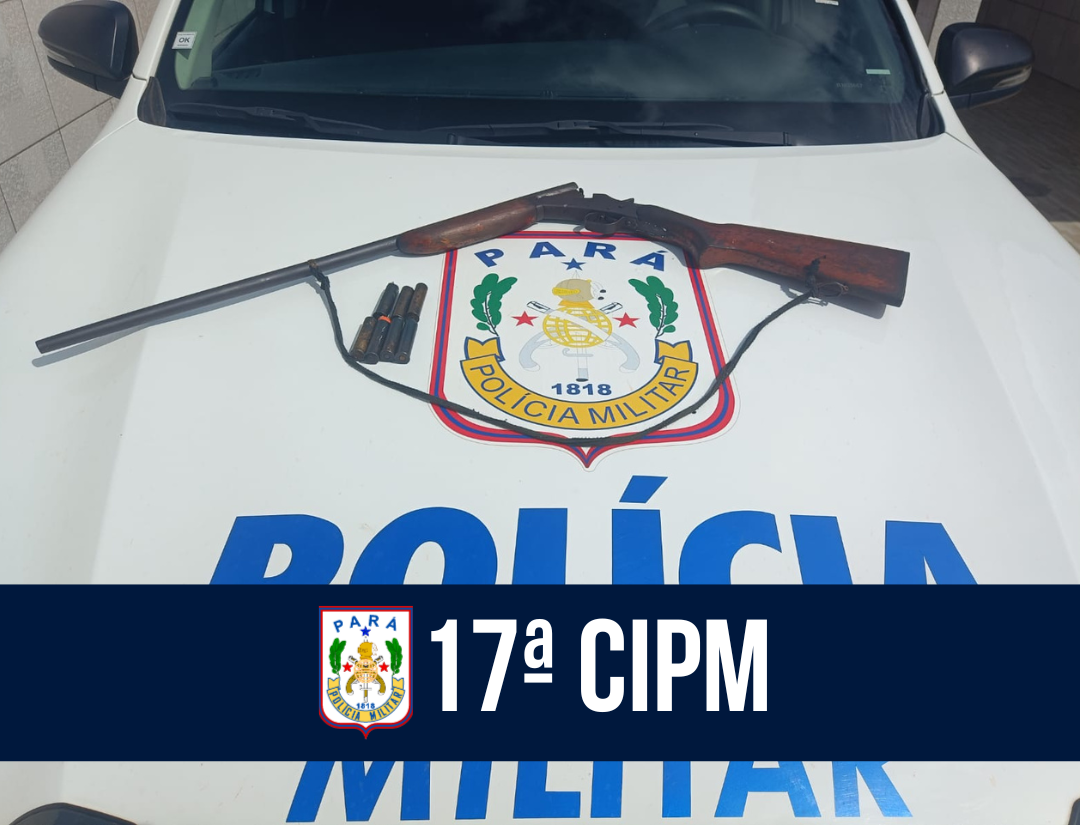 PM apreende arma de fogo no sudoeste do Estado