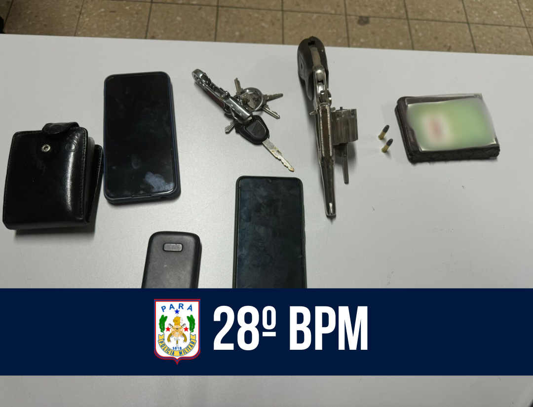Em ação rápida, Militares do 28º BPM prendem dupla por roubo em Belém