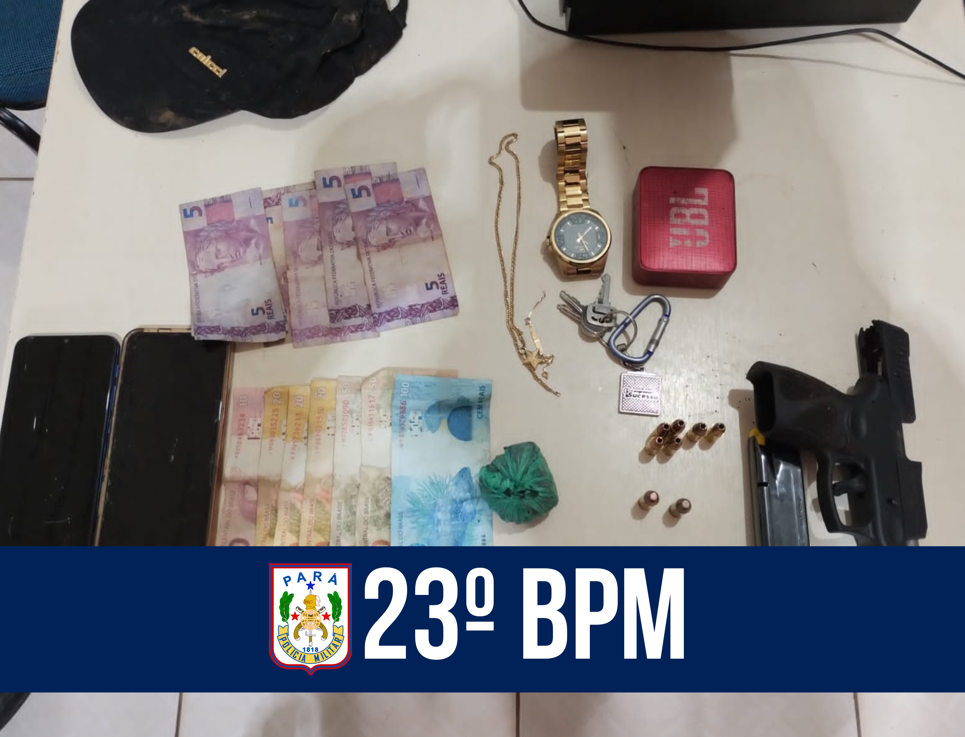 23º BPM frustra roubo no município de Curionópolis