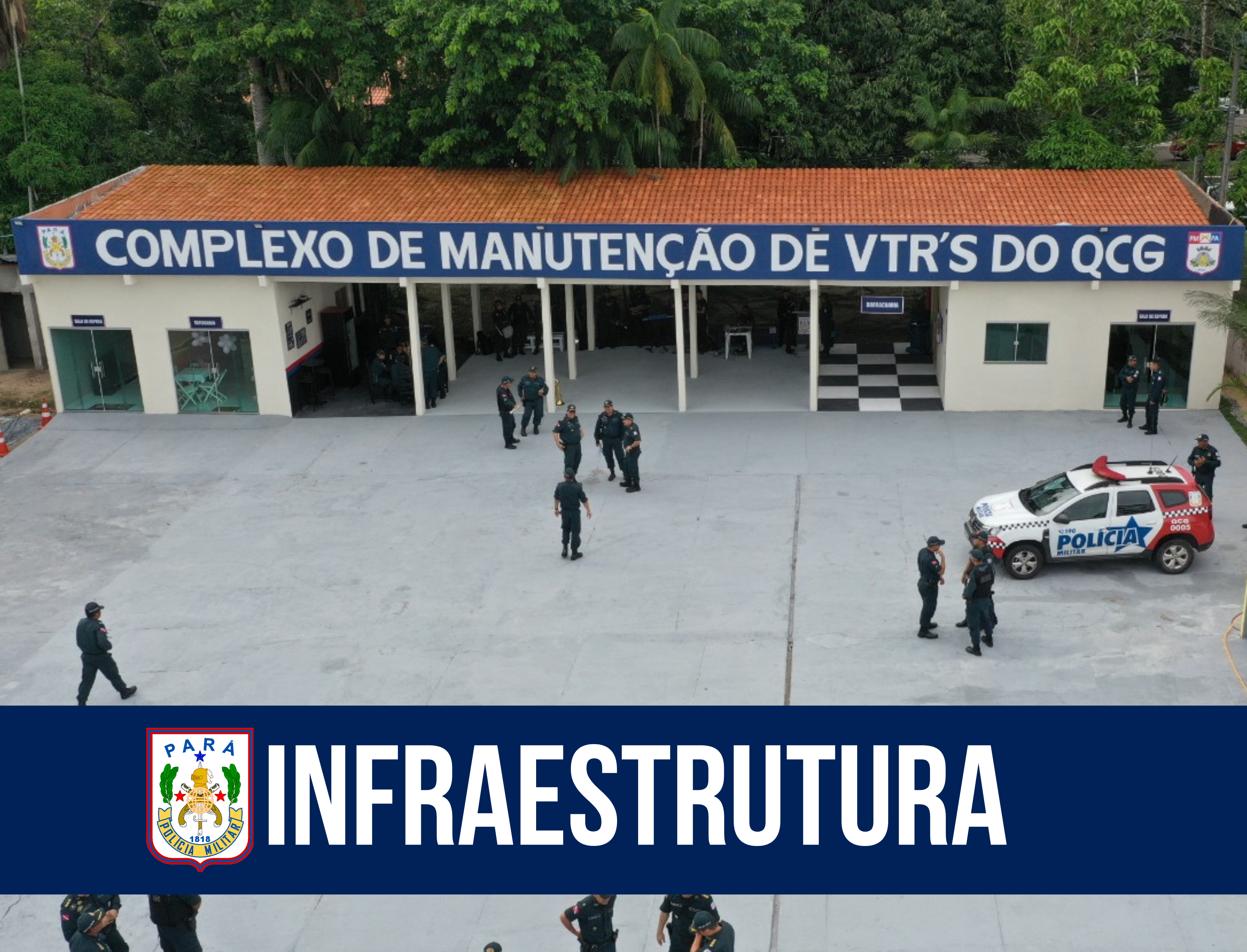 PM inaugura Complexo de Manutenção de Viaturas no QCG