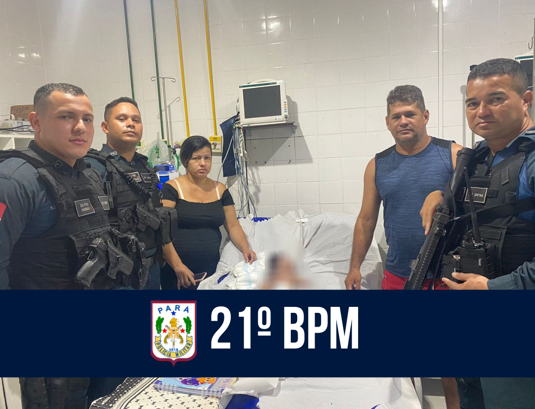 21º BPM salva vida de recém-nascido em Marituba