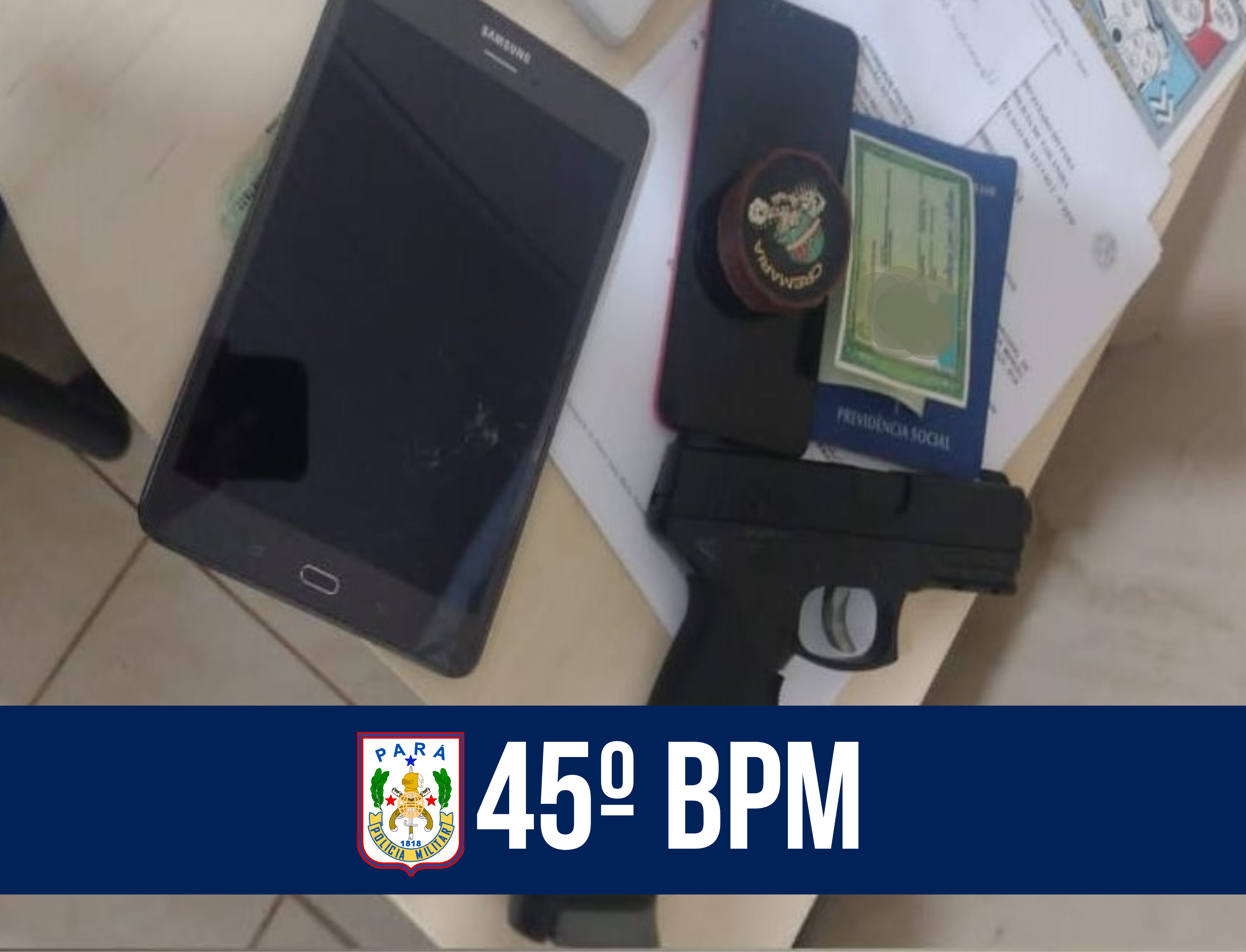 45º BPM prende suspeitos de diversos crimes no município de Tailândia