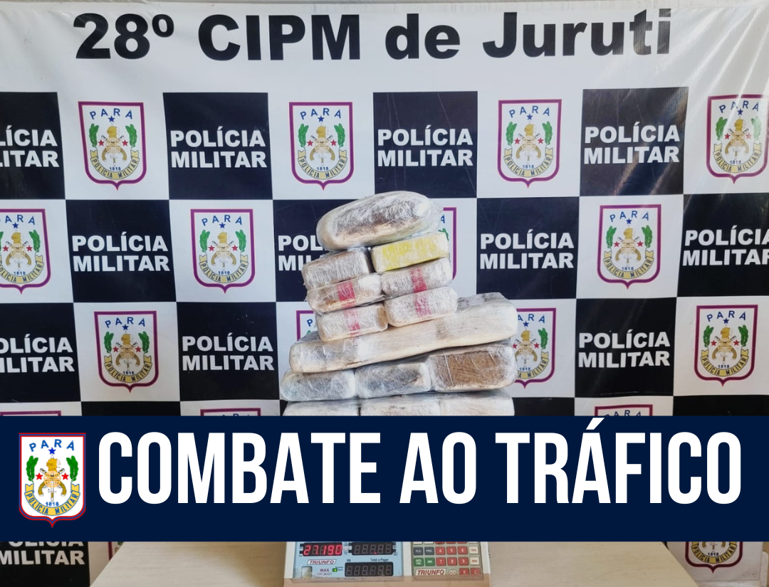 PM apreende mais de 46kg de drogas em Juruti