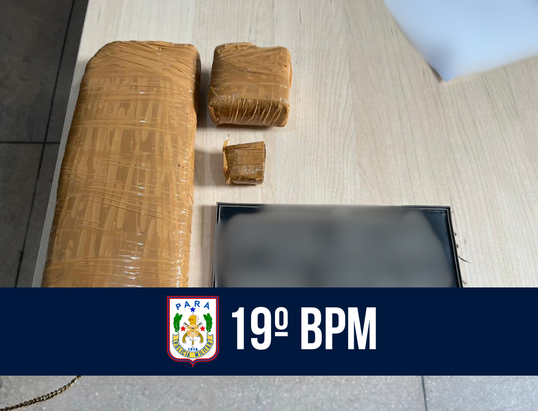 19° BPM apreende adolescente e entorpecentes em Ipixuna do Pará