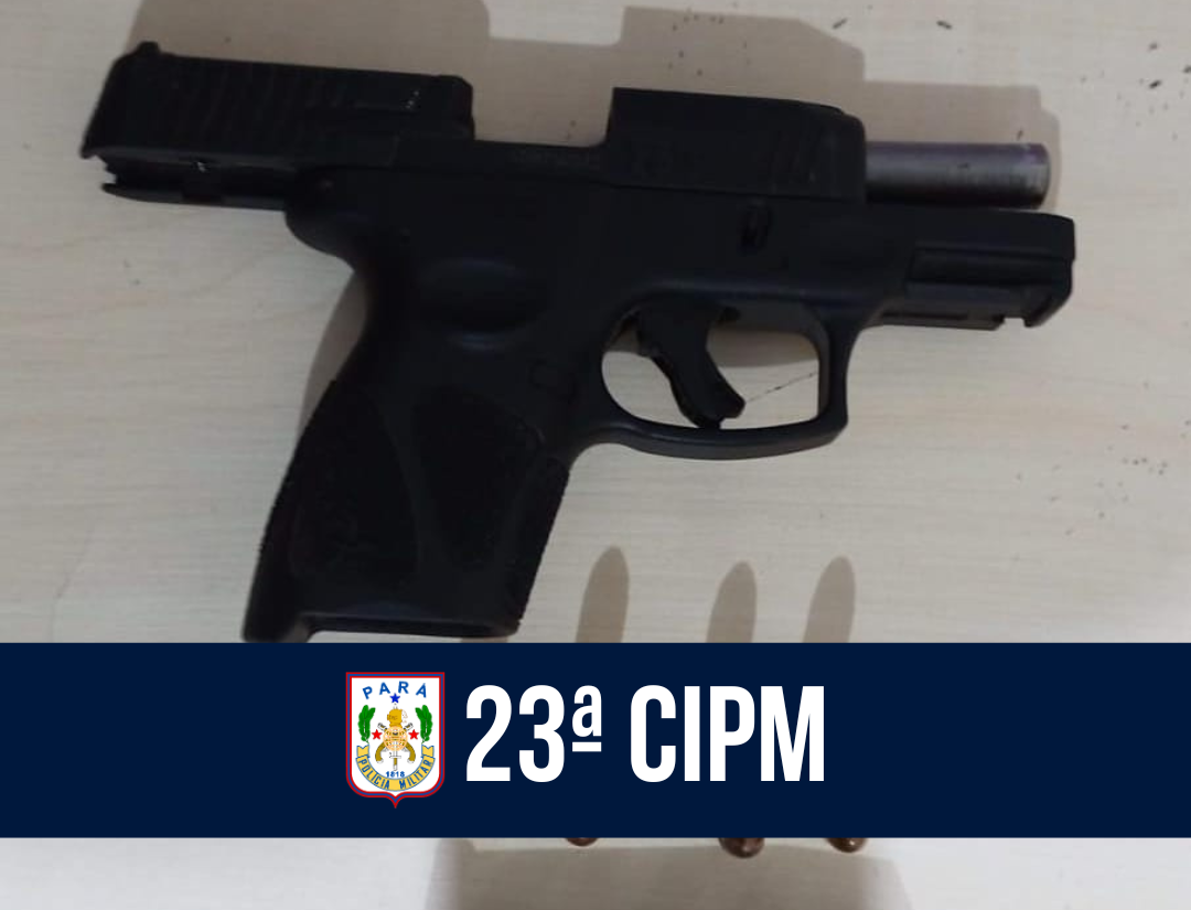 Em Novo Repartimento, 23ª CIPM prende homem por porte ilegal de arma de fogo