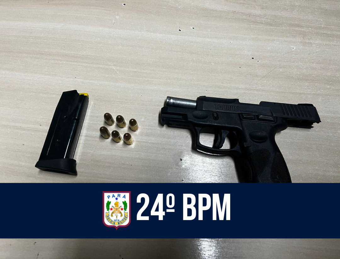 24º BPM intensifica ações de combate a criminalidade e apreende armas de fogo