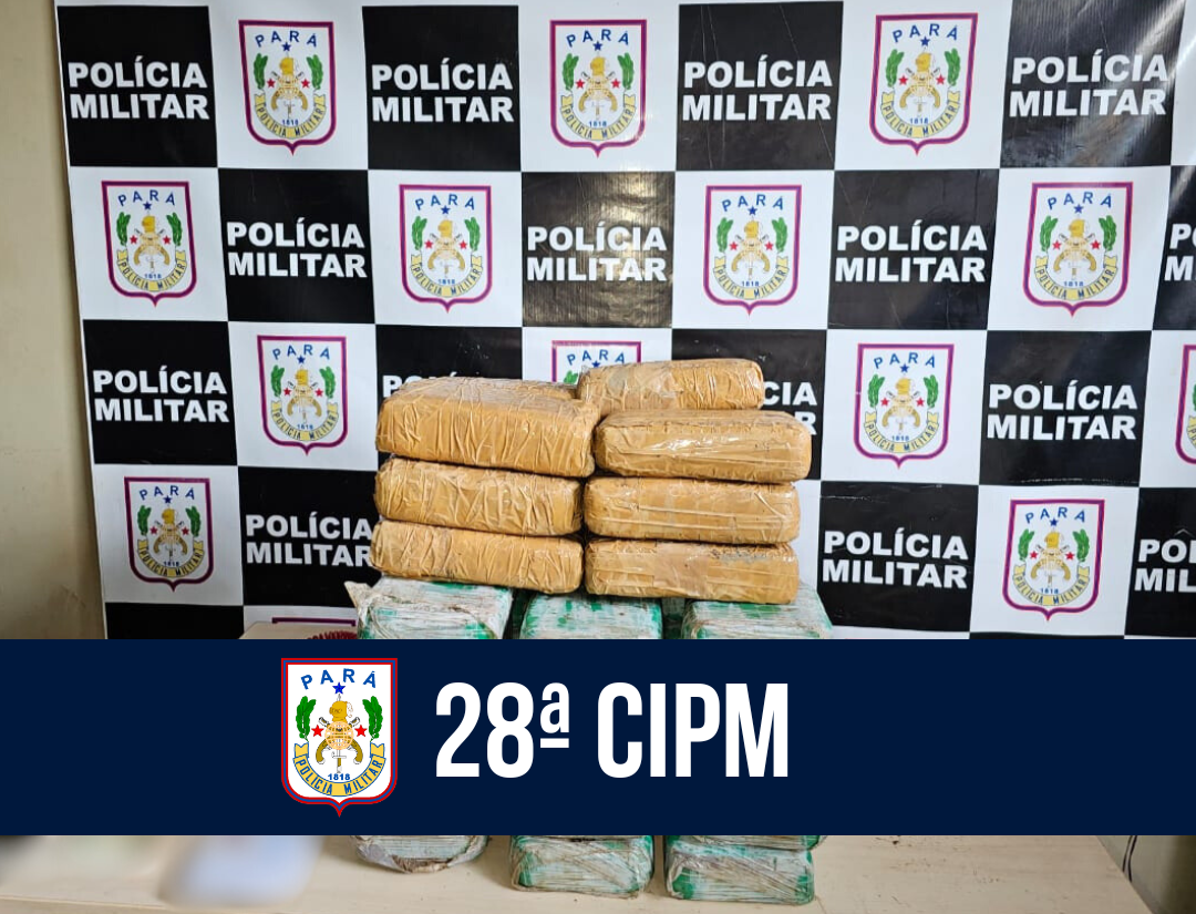 28ª CIPM apreende aproximadamente 46kg de entorpecentes em Juruti