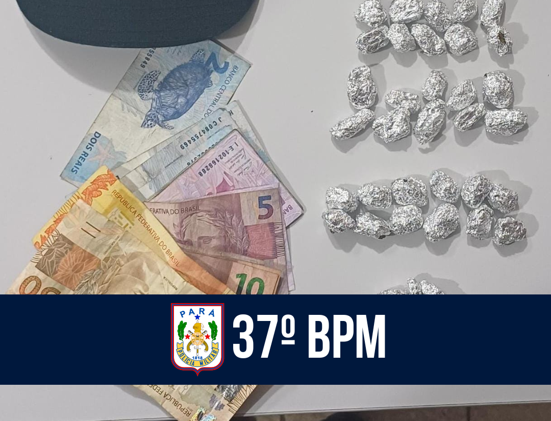 Suspeito de tráfico de drogas é preso pela PM em Belém