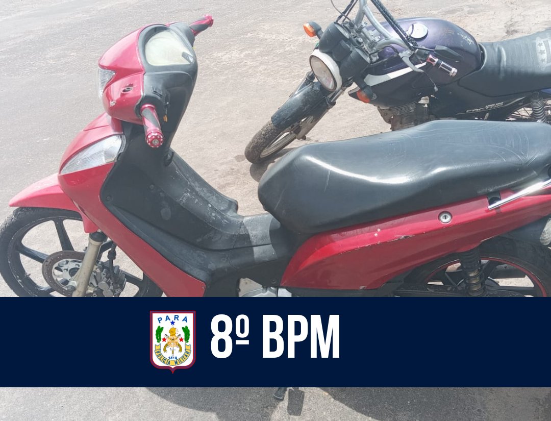 8º BPM recupera motocicleta roubada em Salvaterra
