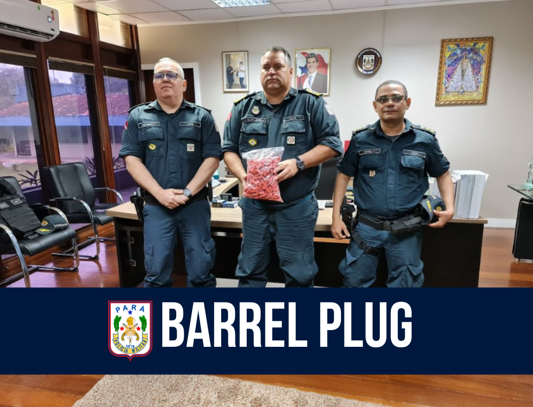 PM fortalece arsenal com equipamento de segurança inovador “Barrel plug”