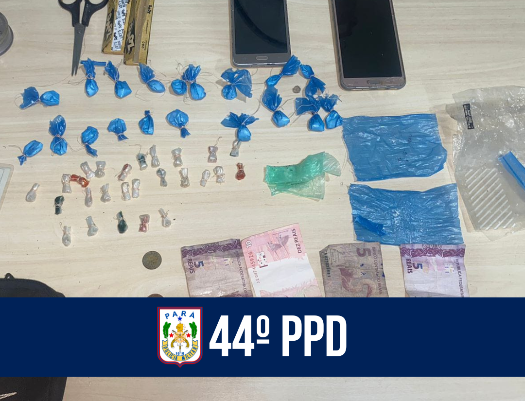 44º PPD prende suspeito por tráfico de drogas em Mãe do Rio