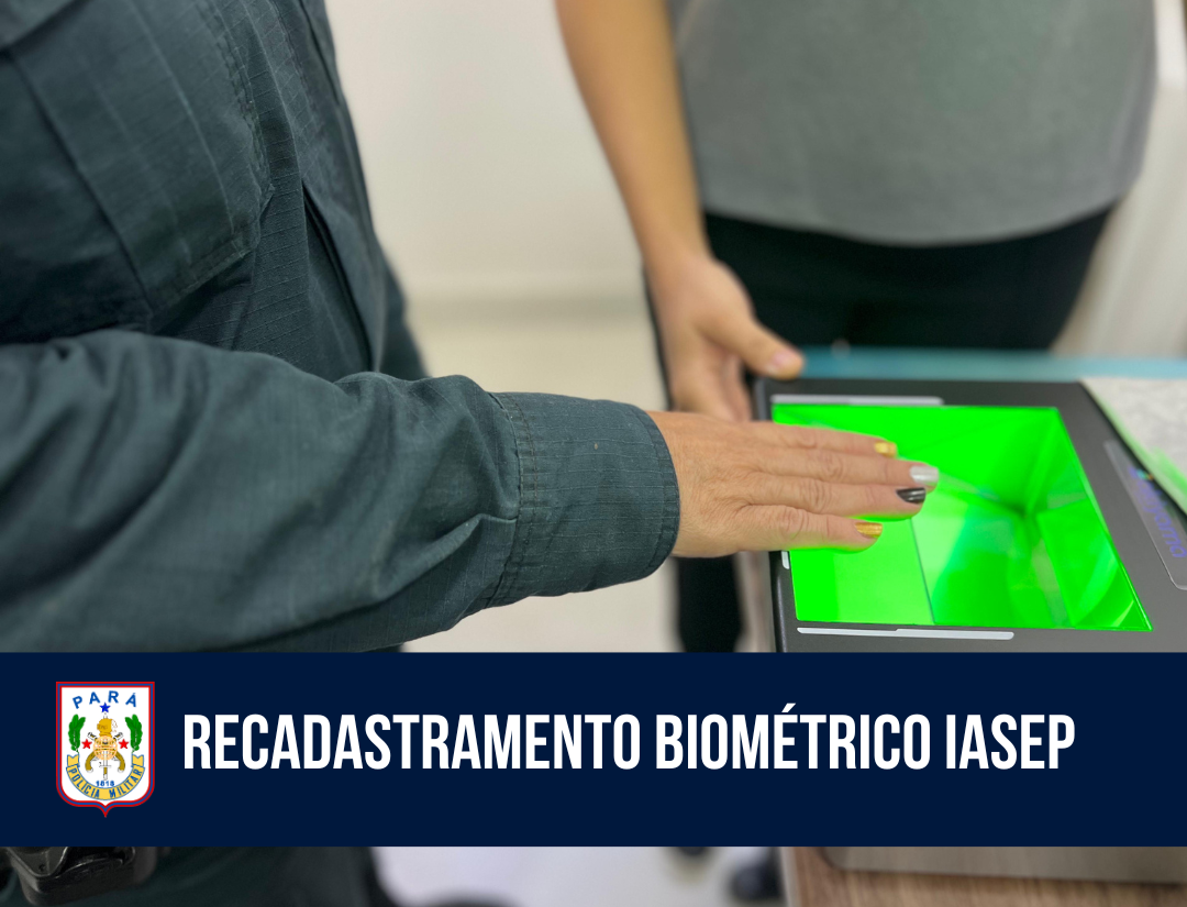 Parceria entre PM e IASEP cria ponto de recadastramento biométrico no QCG