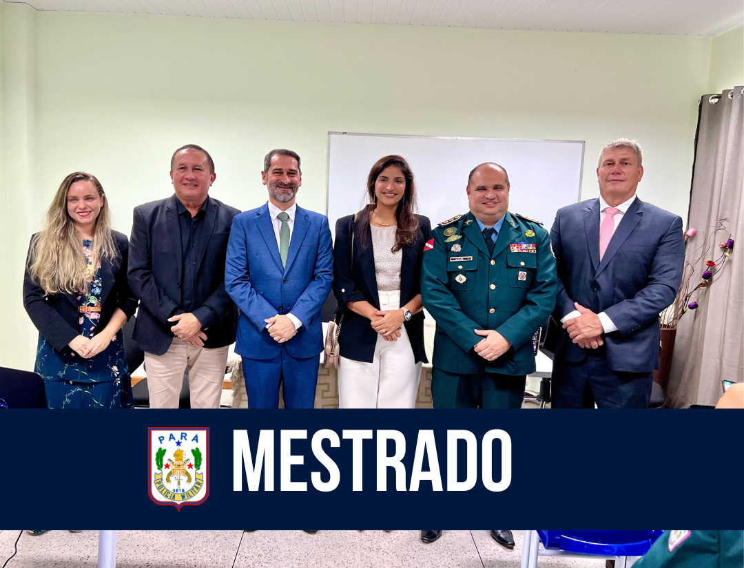 Oficiais da PM participam de aula magna de curso de mestrado da UFPA