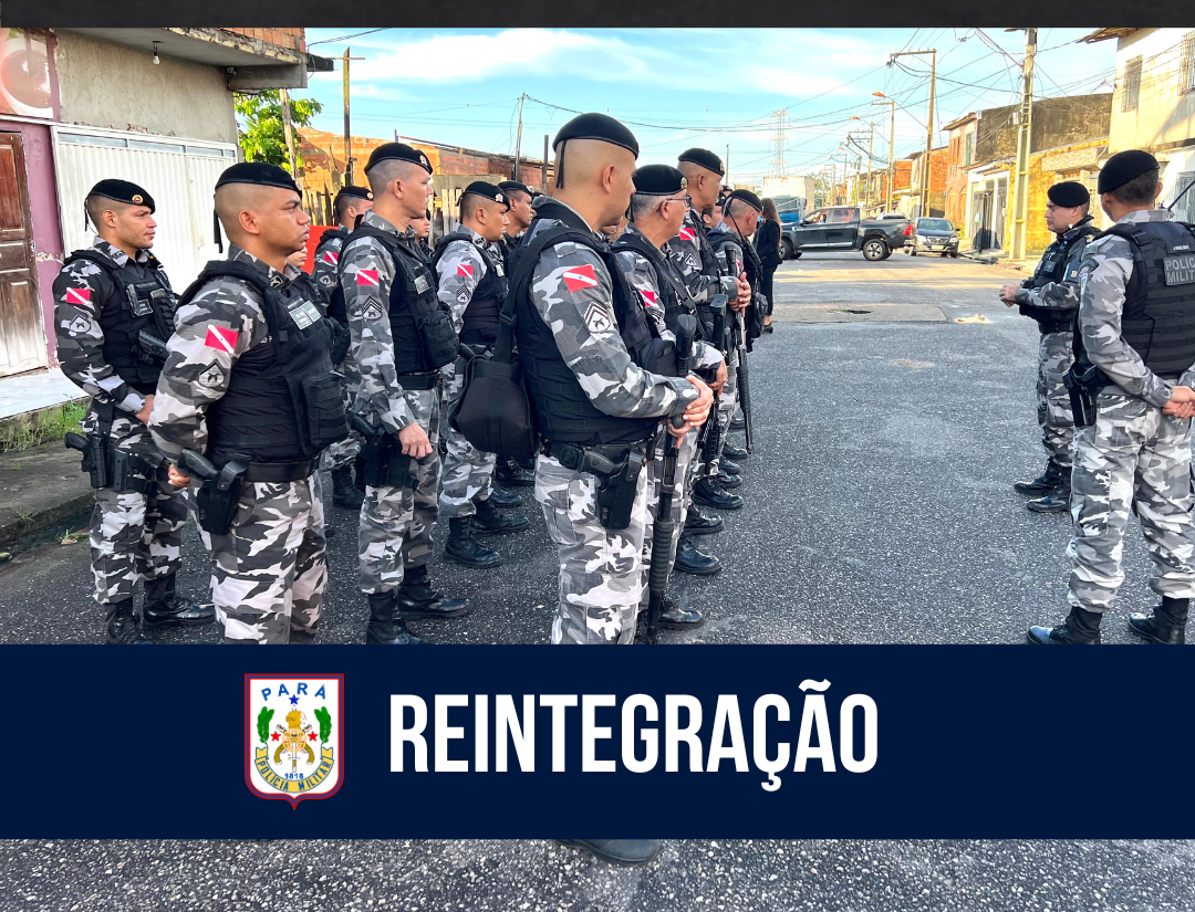 PM participa de reintegração de posse de conjunto residencial em Belém