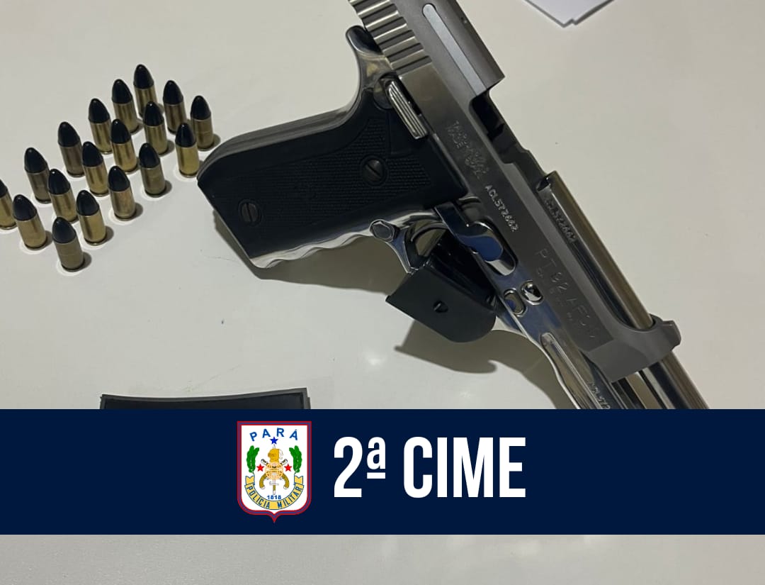 Em Redenção, 2ª CIME prende homem por porte ilegal de arma de fogo e ocultação de cadáver